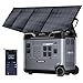 OUKITEL P5000 Pro Solargenerator mit 400W Solarpanel, 5120Wh Powerstation mit 5×4000W AC-Steckdosen (8000W Spitzenleistung), 1800W Schnellladung, Notstromversorgung für Zuhause, Notfall-Backup-Akku