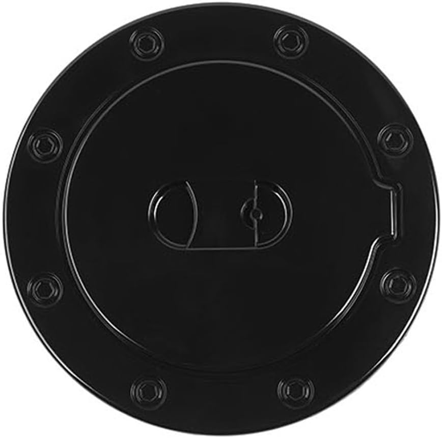RAZPOY Black Fuel Filler Door Gas Tank Cap Cover Compatible with Chevy Silverado/Suburban/Tahoe/GMC-Yukon/GMC-Sierra/Avalanche 1999-2006