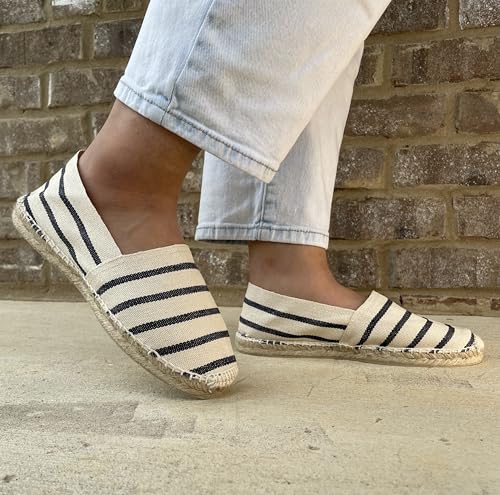 JOOOTLY Women's Espadrille Loafers - Slip-On