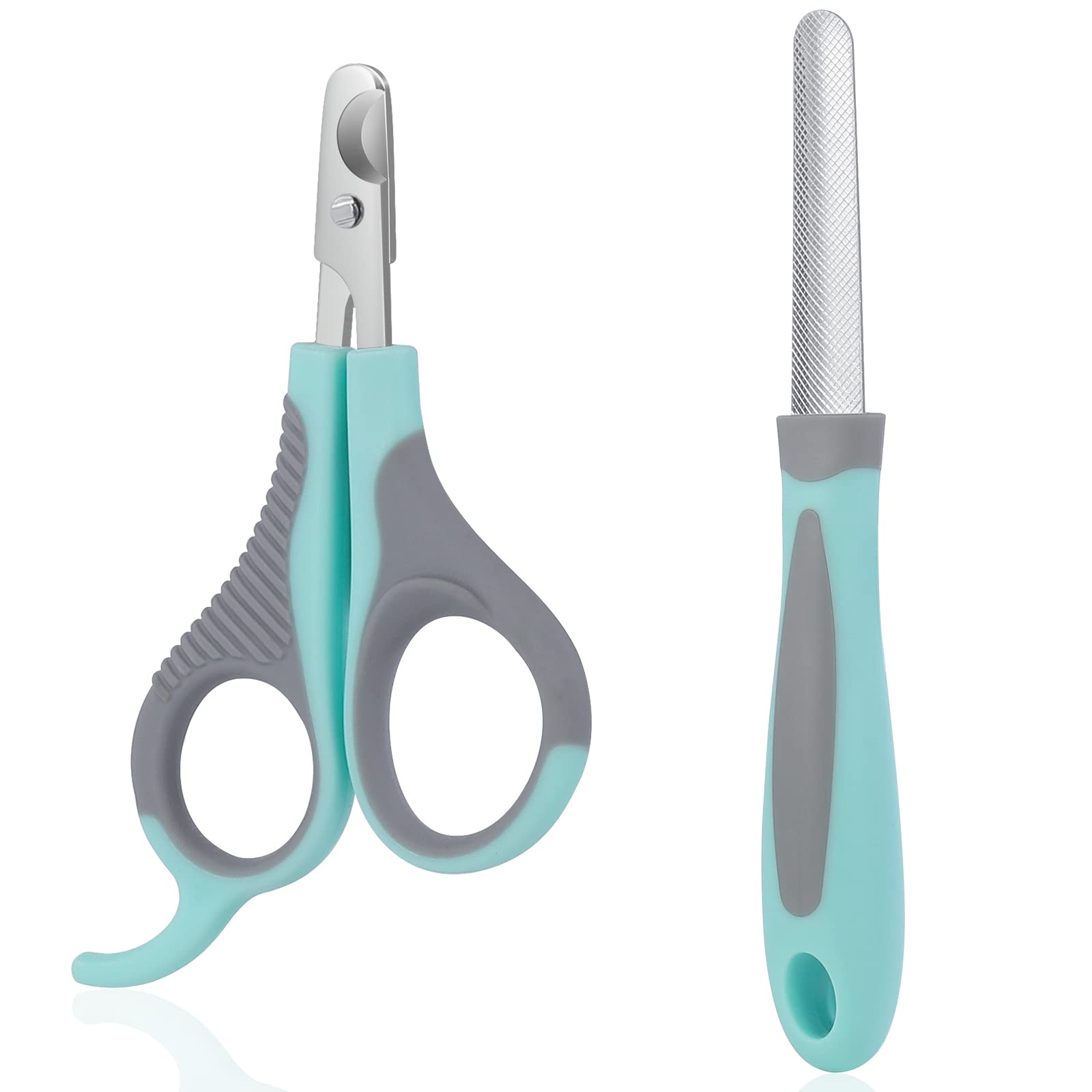Fingofa Cat Nail Clippers for Indoor Cats, Cat Nail Trimmers with Nail File, Cat Claw Clippers, Pet Nail Clippers for All Kinds of Cats, Puppy, Kitten, Chinchilla, All Small Breeds Pets