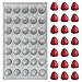Stampo in silicone per lamponi, 35 cavità 29,7 x 17,4 cm, per caramelle immagine