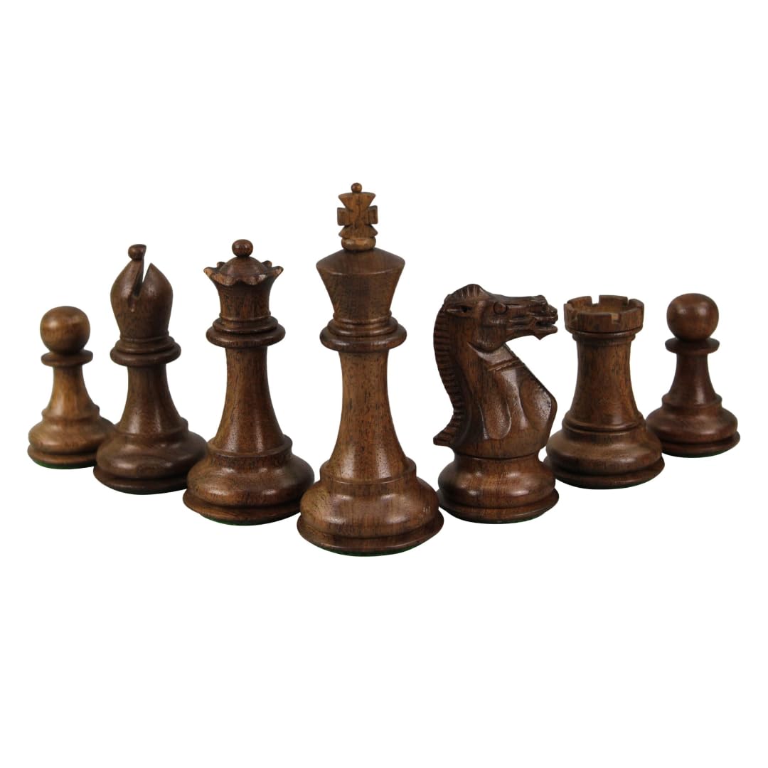 Set di scacchi in legno da 50,8 cm con tavola Helena – Sheesham Morphy Professional Staunton – 9,5 cm