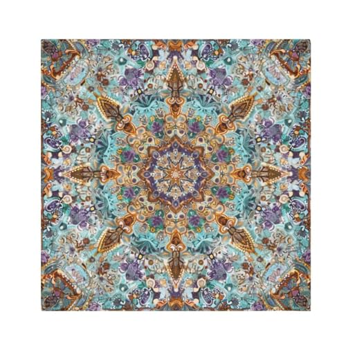 Servilletas de Tela Boho Mandala 20x20 Pulgadas Pack 6 miniatura 1