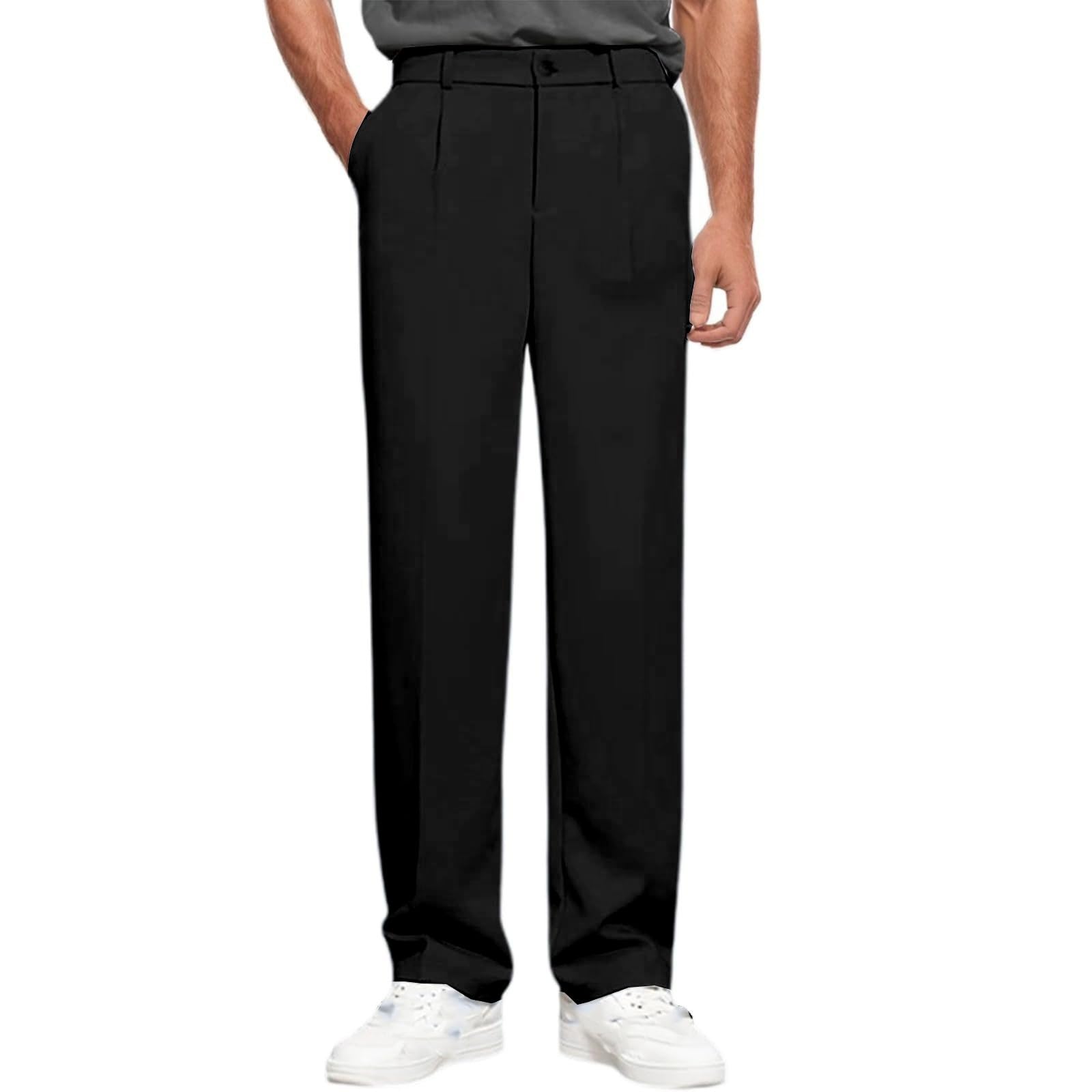 Pantalon de loisirs homme du bureau aux sorties grâce à sa coupe droite