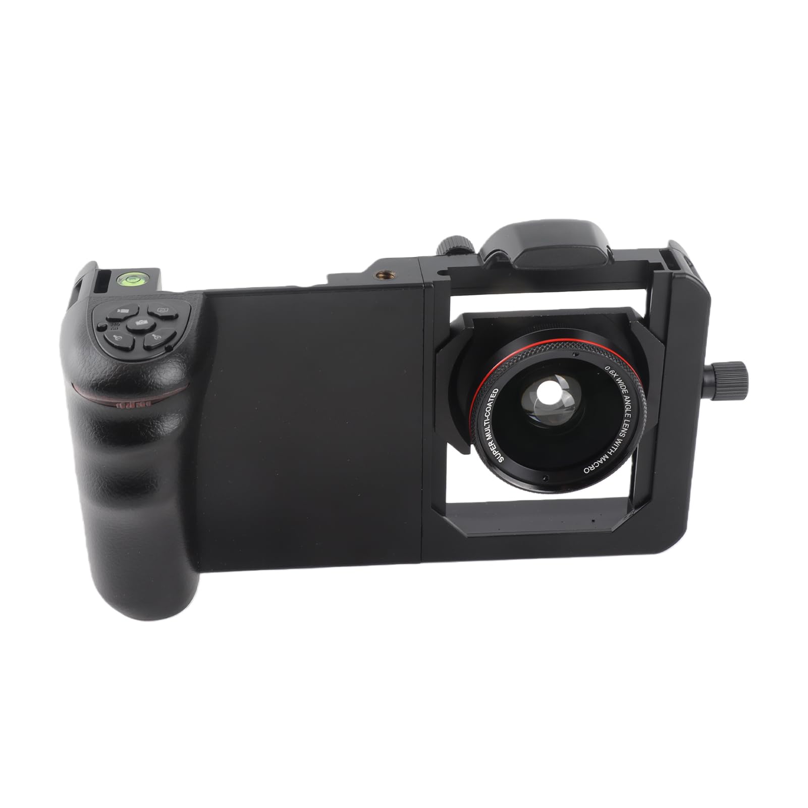 Topiky Agarre Universal para Teléfono BT, Estabilizador de Mano con Lente Macro Gran Angular, Accesorio de Fotografía con Reducción de Vibración para Vídeo de Teléfono Inteligente