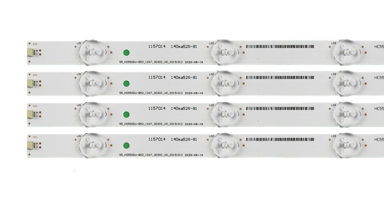 Bande de rétro-éclairage LED pour H55MEC3350 LBM550M0701-LF-2(0) 55DU6500 55H7D LC-55LBC591C -55LBU591U -55N8002U SVH550AQ0 55k3300acima
