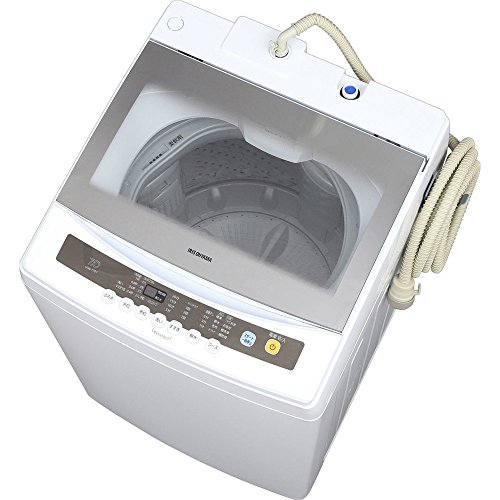 I716 極美品 IRIS OHYAMA 全自動洗濯機 6.0kg ブラック 洗濯機