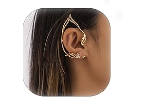 Gothic Elf Ear Cuffs - Unleash Your Inner Enchantress
