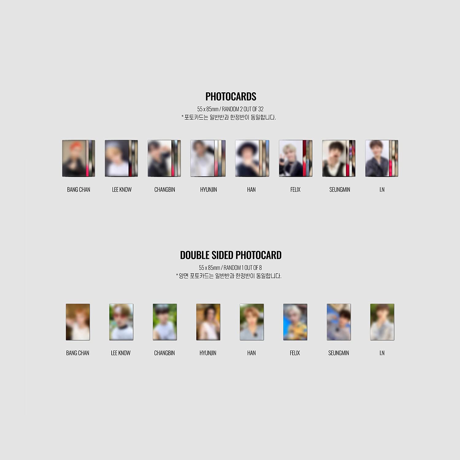 STRAY KIDS THE 2ND ALBUM NOEASY Standard B Type Photobook CD Sticker Poster Photocards
