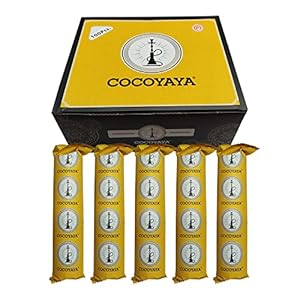 Cocoyaya Polo Hookah Charcoal Sheesha Magic Coal 5 Rolls (50 Disks)