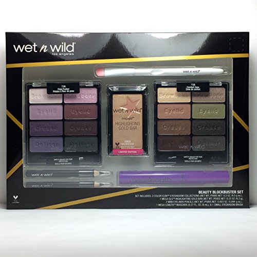 wet n wild Beauty Blockbuster Set Eyeshadow+Highlighting+Eyeliner+Mascara
