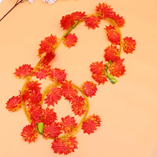 POPETPOP 30 Stuks Grote Blad Wijnstok Decor Planten Wijnstokken Nep Groen Slingers Muur Opknoping Decoratie Voor Huis… - Afbeelding 8