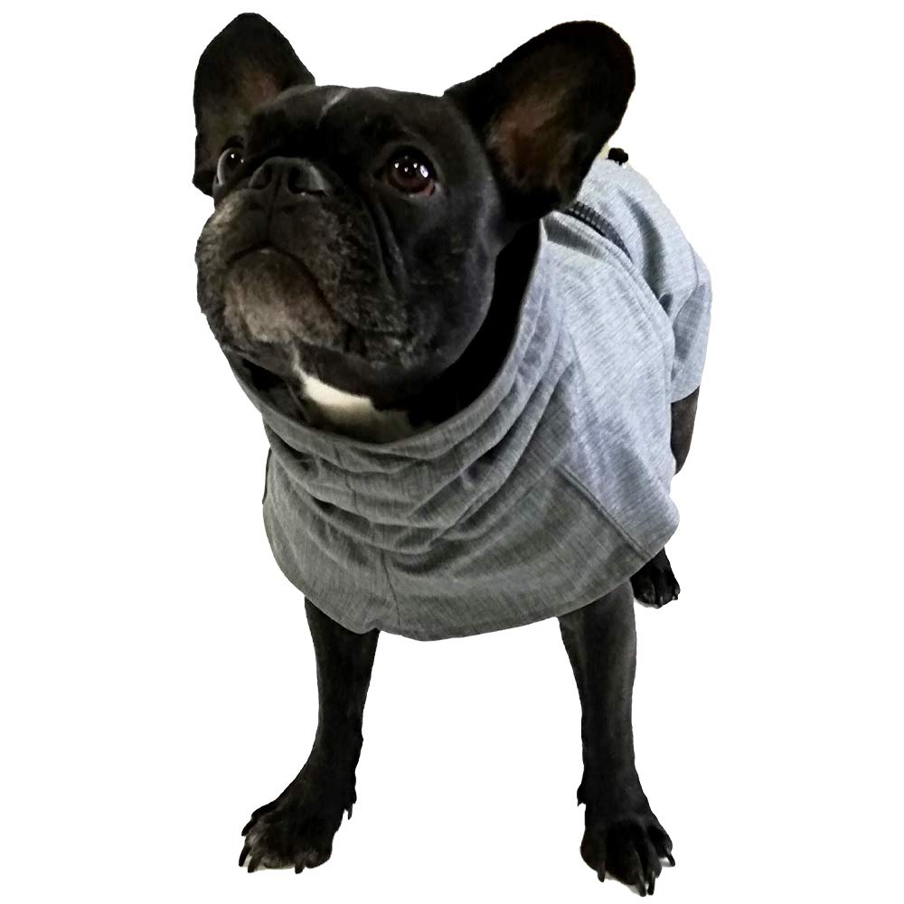 Croci Hiking - Abrigo para Perros, Impermeable para Perros, Acolchado de Invierno, Forro de termopileEverest, Gris, Talla 35 cm – 194 g