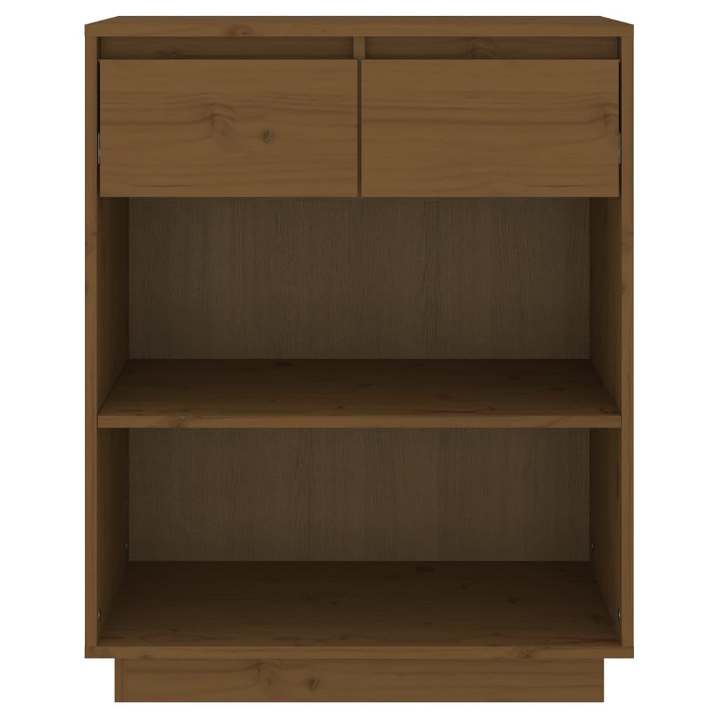 vidaXL Mobile Consolle 60x34x75 cm in Legno Massello di Pino
