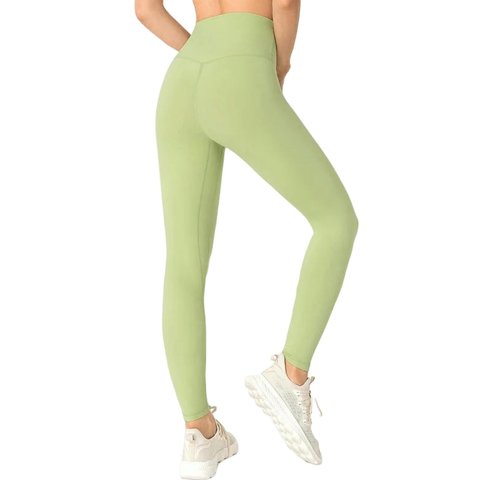 Legginsy dla kobiet UK damskie Nude wysoka talia brzoskwinia pośladki joga legginsy fitness ćwiczenia siłownia spodnie sportowe z