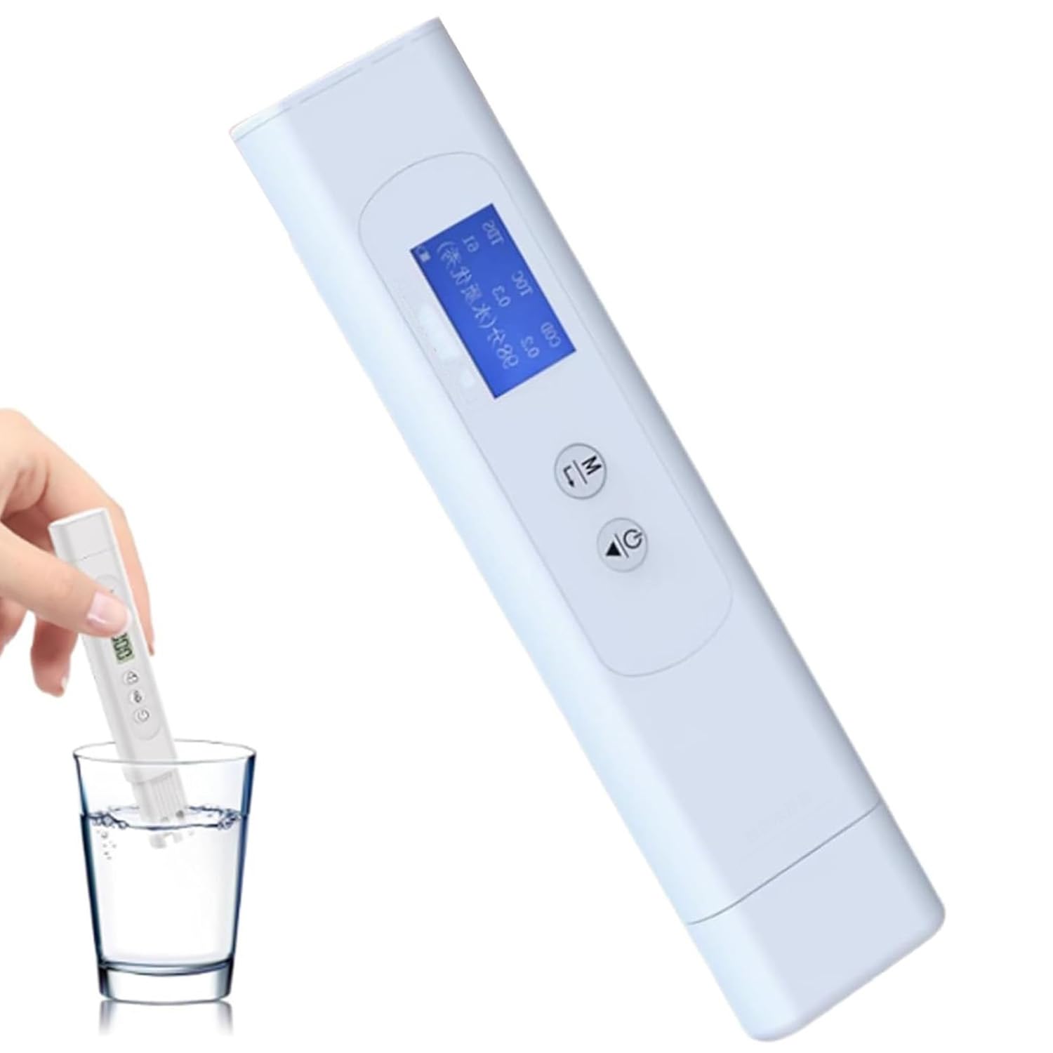 Wsexyy Pool PH Meter, 6-in-1 Water Quality Tester, IP67 Waterproof, COD/TOC/TDS/UV275/EC/Temp, Accurate and Reliable, for Drinking Water, Swimming Pool, Hot Tubs