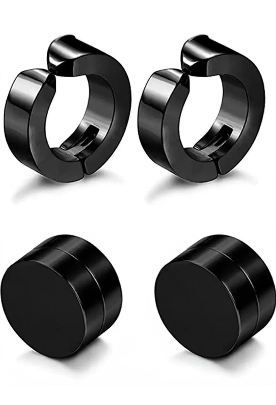 Trendy Mens & Women magnetic earring Stainless Steel Earring Set, Magnetic Earring, Stud Earring-image-23