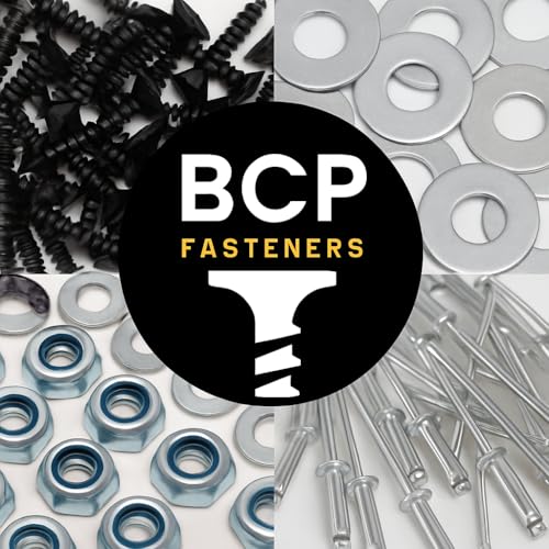 BCP Fasteners Tornillos para madera #6 x 1/2 pulgadas, cabeza Pan Zincada, paquete de 500 miniatura 3