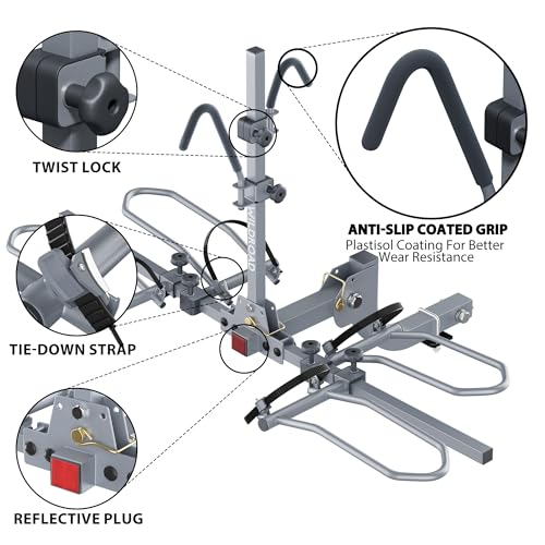 WILDROAD 2-Bike Hitch Rack