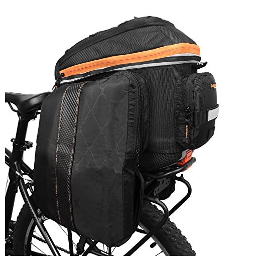 What color backpack should i get Ibera Expandable Bike Bag with Panniers & Strap