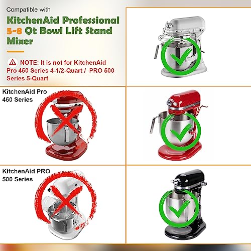 Bamboo Mixer Slider Compatible With Kitchen Aid Bowl Lift 5-8 Qt Stand Mixer - Kitchen Countertop Storage Mover Sliding Caddy For Kitchen Aid 5-8 Qt Mixer, Mixer Appliance Moving Tray #TOP2