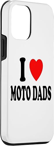 Miniatura 3 de iPhone 12 mini I Heart (Love) Moto Dads Motorcycle Dirt Bike Motocross Case