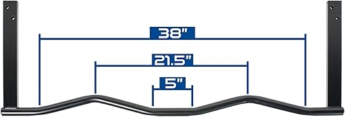 Miniatura 5 de Barra de dominadas ergonómica de montaje en vigueta de Ultimate Body Press