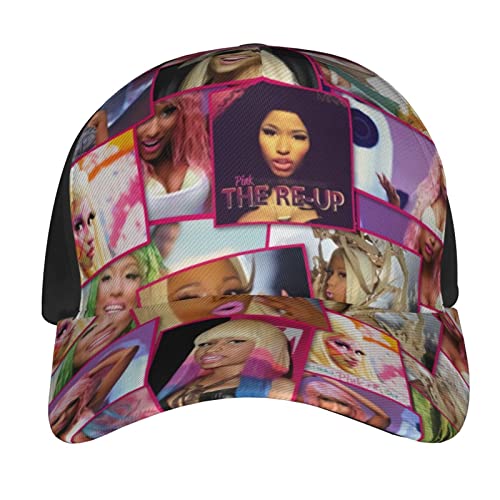 Nicki Rapper Singer Minaj Band Baseball Cap Women Men Adjustable Size Running Hat Black #TOP1