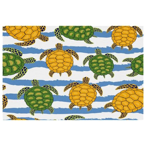 Set de table tortue résistant à la chaleur et antidérapant - 2