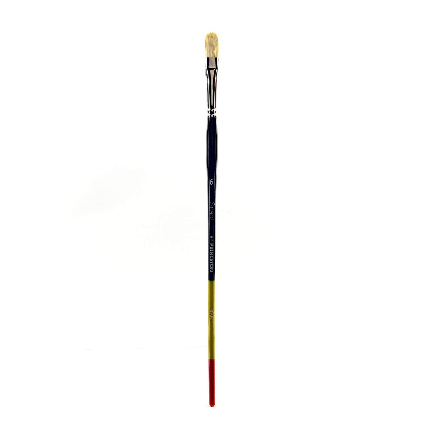 Princeton Snap! 9700FB-6 Bristle Filbert 6 Snap Brush, Multicolor 12 Each