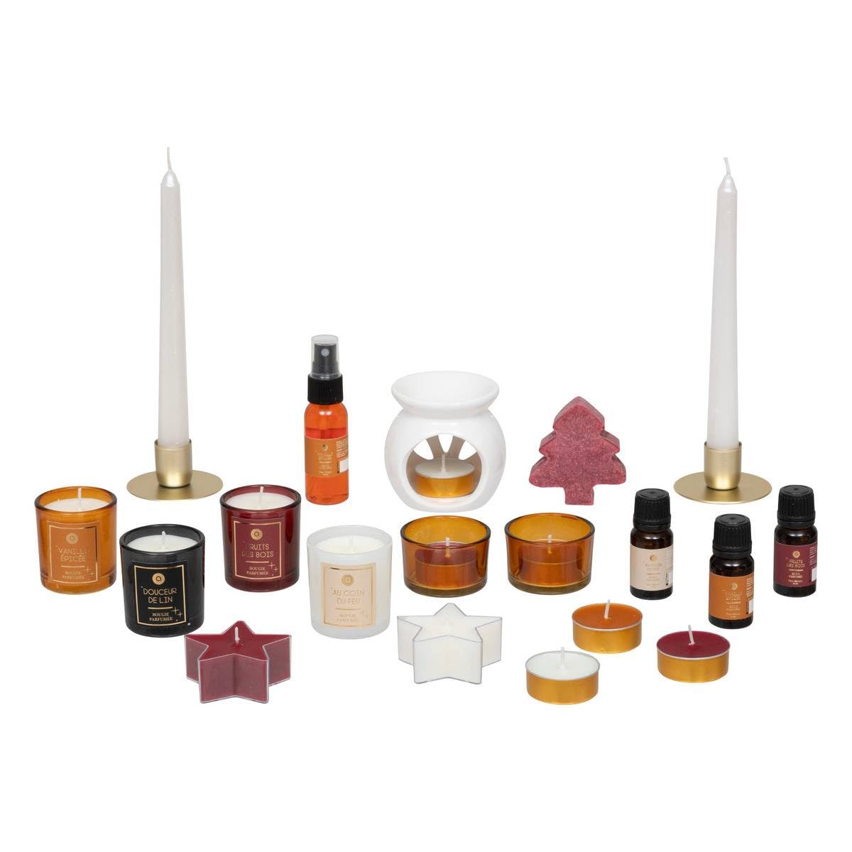 Atmosphera Calendrier de l Avent Automne 29x67cm