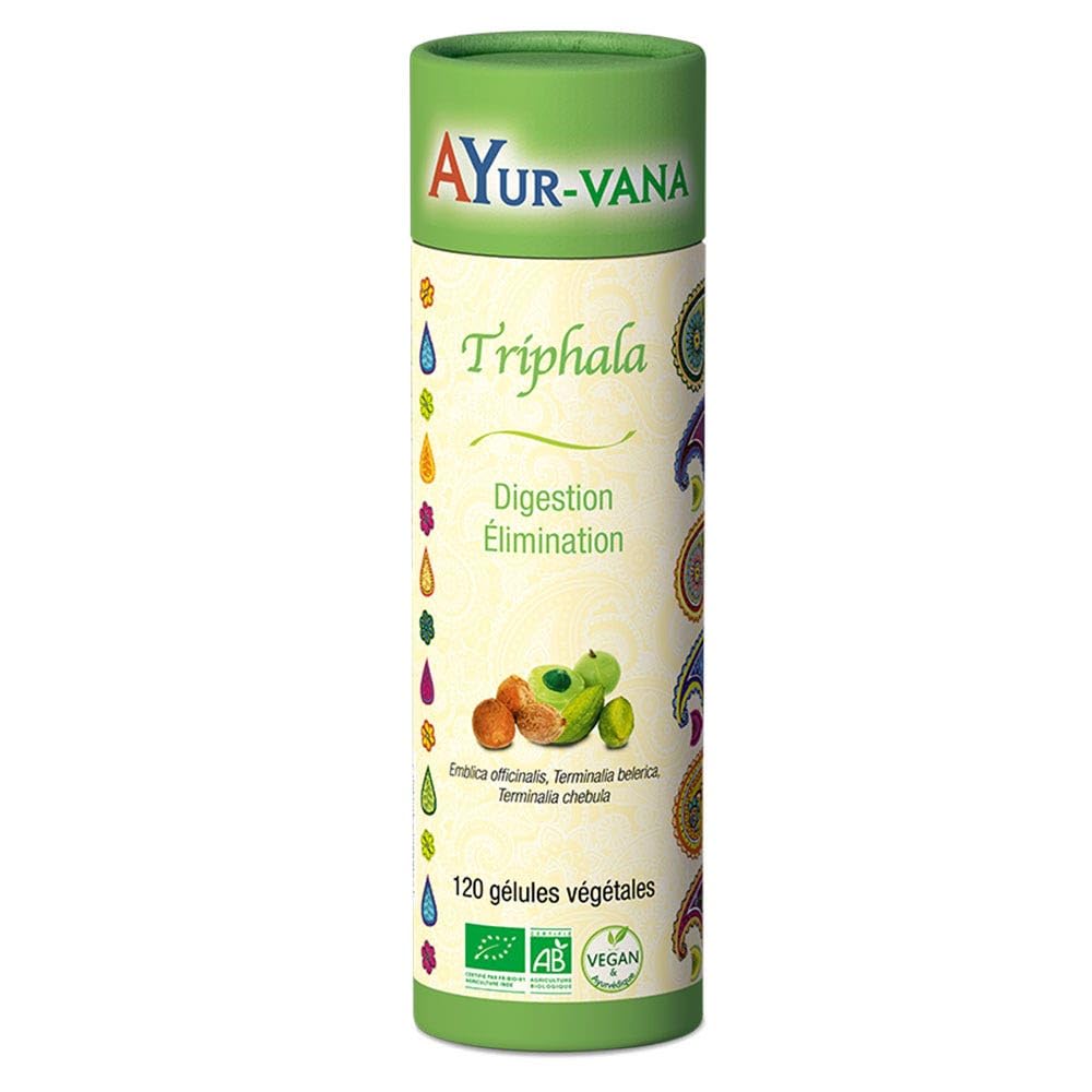 Triphala bio AYur-vana - 120 gélules - Transit intestinal