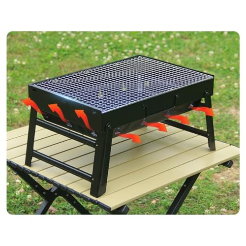 Barbacoa plegable sin humo para cocinar en terrazas pequeñas 6