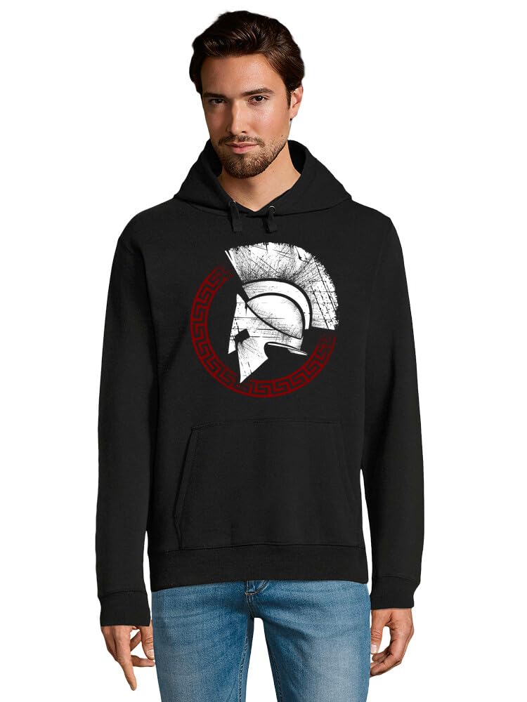latostadora Sudadera con Capucha Spartan 17w para Hombre - Algodón - Hoodie Sudadera Cómoda con Estampado - Regalos y Diseños Originales - Ref. 2321397-P