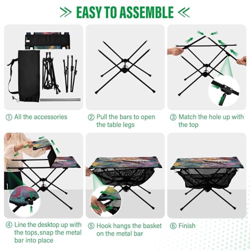Mesa de Camping GOODOLD Camping Folding Tables Diseño plegable portátil con bolsa de transporte miniatura 4