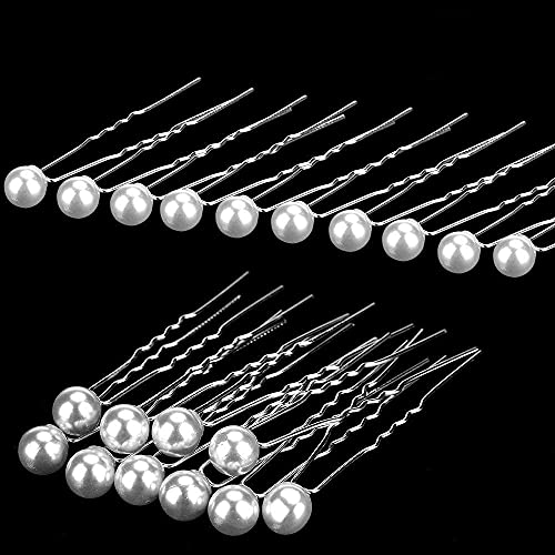 Faburo Lot de 20 Bijoux Epingle à Cheveux en Forme de Fleur Pour Marriage /Soirée /Anniversaire Cover