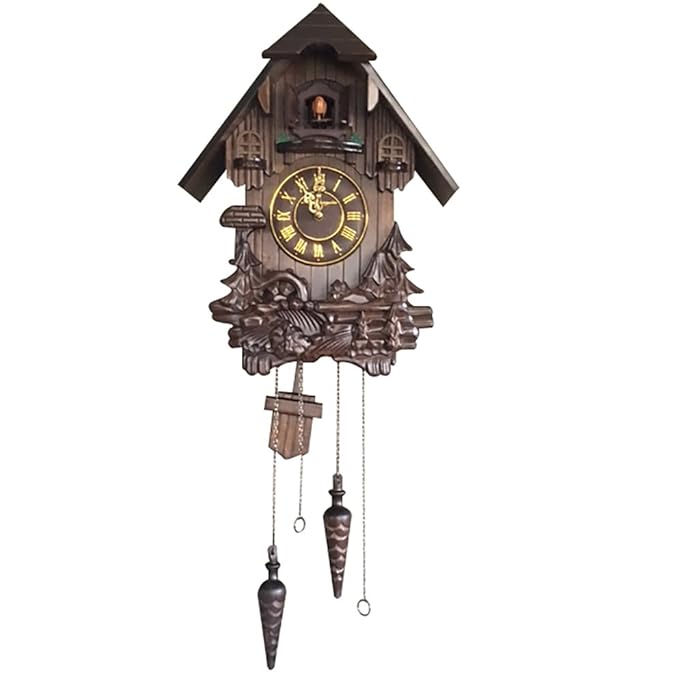 Buy vmarketingsite Wall Cuckoo Clocks Black Forest Wooden Cuckoo Clock