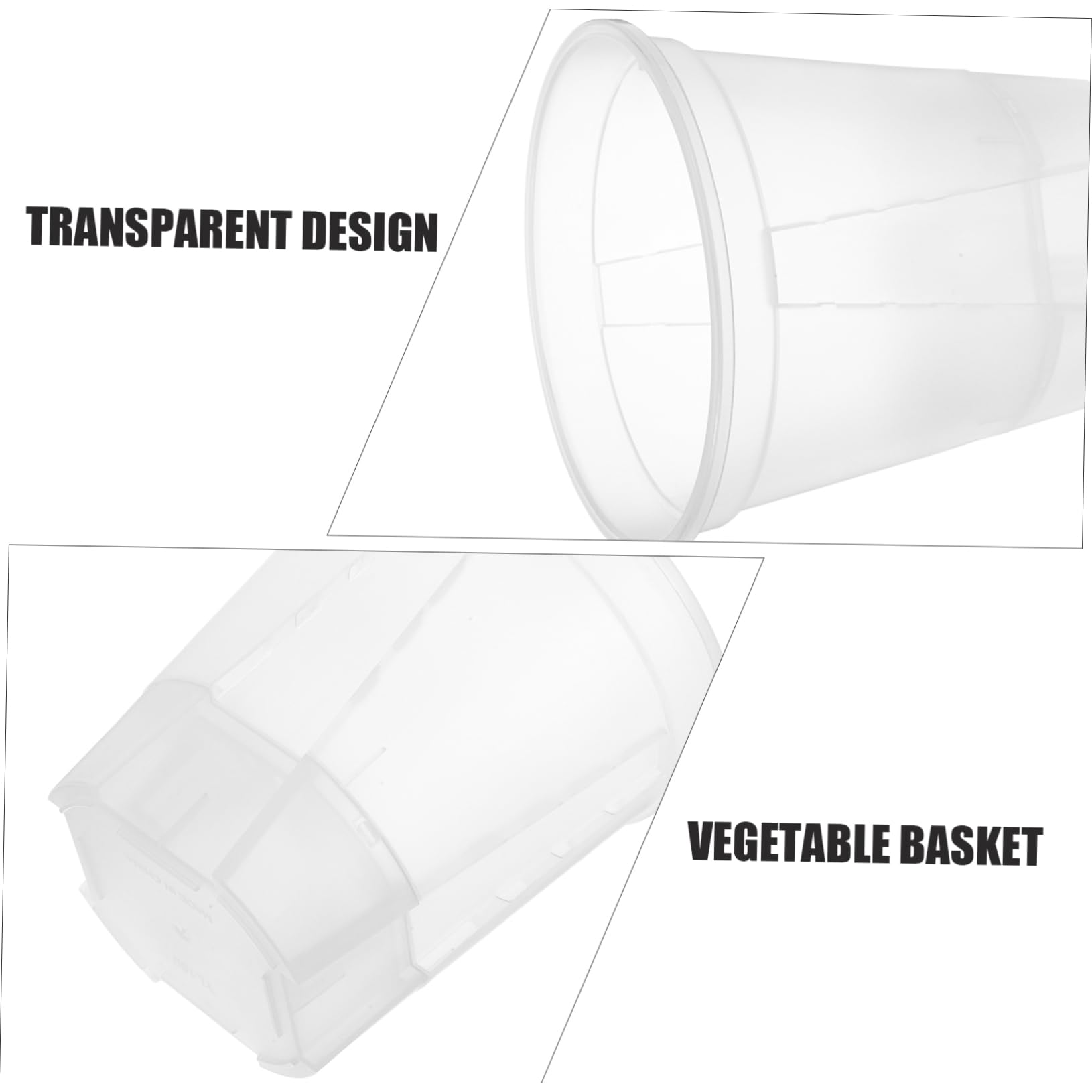 6 Pièces Bassin Transparent Pots De Plantes D'Intérieur Pots De Semis Pots De Fleurs Transparents Pots De Pépinière Transparents pour Plantes Pots D'Orchidées en Plastique