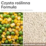 FUKUMARU Żwirek Tofu 10,8 kg (4 x 2,7 kg) - Bezzapachowy, Bez Perfum, Szybkie Wiązanie, Skuteczna Kontrola Zapachów, Niskopylny, Naturalny Roślinny Żwirek, Można Spłukiwać w Toalecie