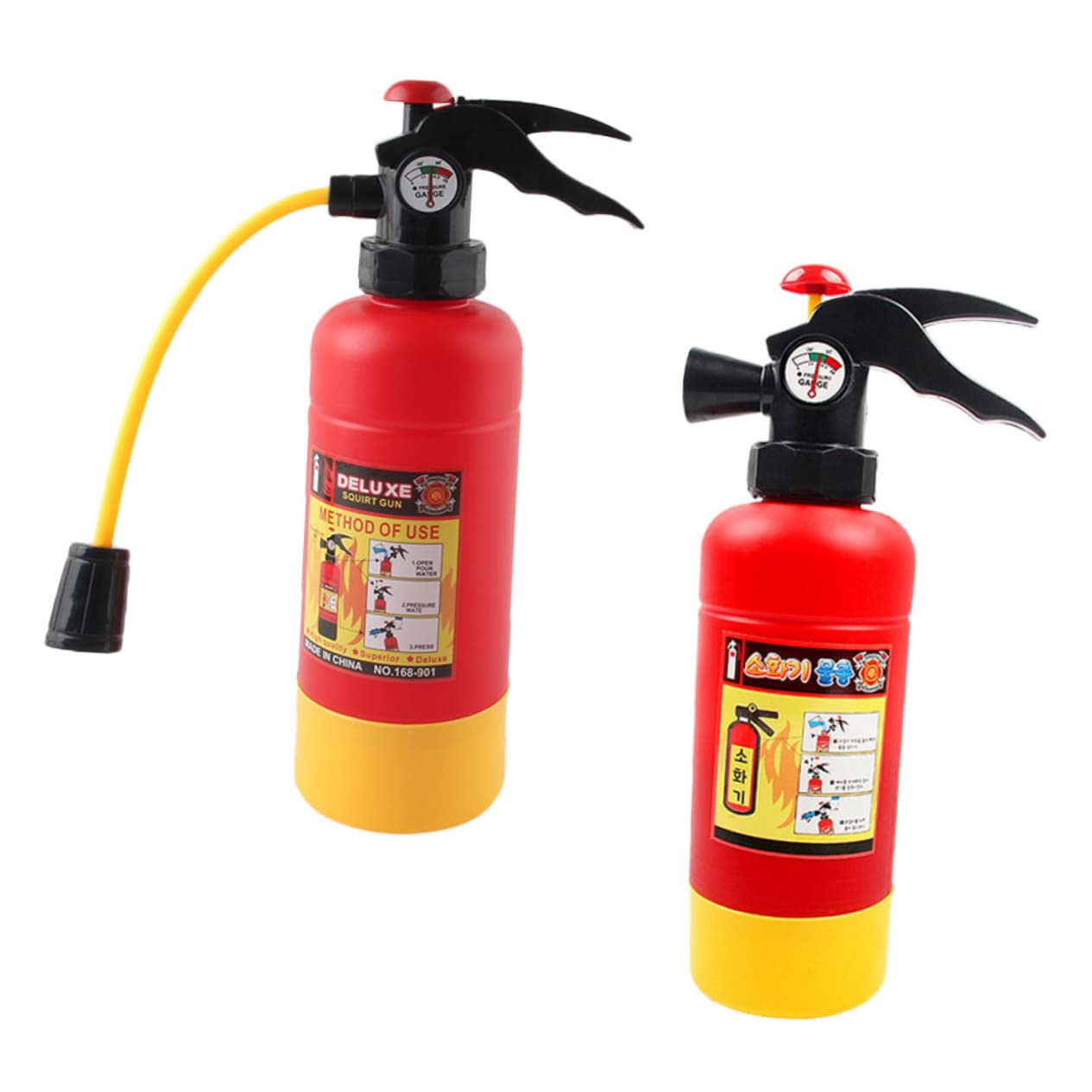 VICASKY 2pcs Fire Fighter Hat Fire Extinguisher Models Fire Hydrant Costume Mini Firefighter Toys Kids Fire Extinguisher Toy Children's Toys Fire Extinguishers Party Supplies Plastic Alloy