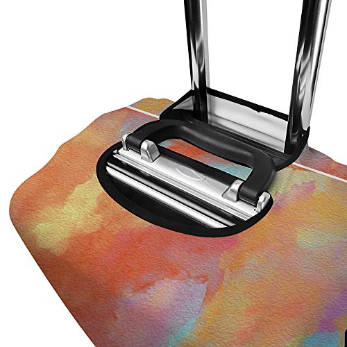 Housse de protection pour bagages orange dégradé lavable - 3