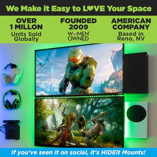 Image of HIDEit Mounts for Xbox Series X - Xbox Series X Wall Mount, Steel Mount for No Sag