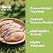PAWUP Freeze Dried Chicken for Dogs Cats, High Protein Raw Dog Food Topper, Single Fresh Ingredient Treats, 4.6oz, Rawhide Free