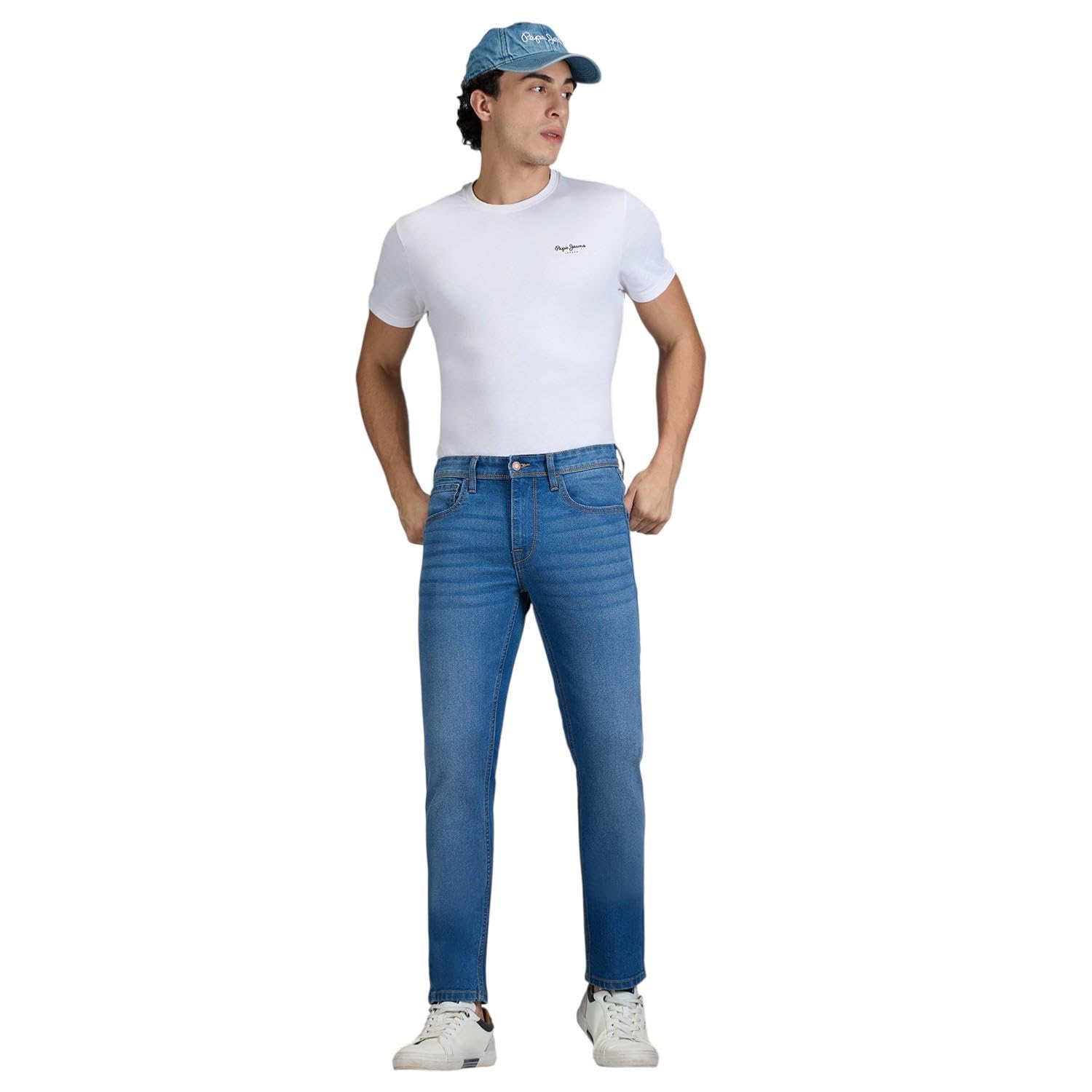 Men's Slim Fit Jeans | Mid Rise | Casual Denim | Stretch Fit | Jeans for Man-image-33
