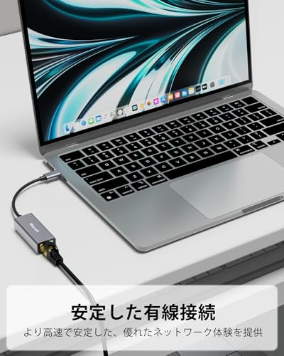 Wasachi USB-C LAN 有線LANアダプター の商品画像 3