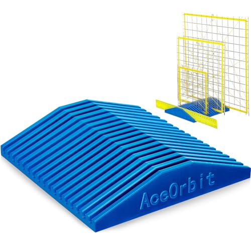 18 Slot Storage Rack for Quilting Rulers, Blue Ruler Holder Organizer