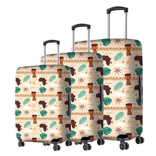 Image of Nasher Miles Polyester Protective Luggage Cover Set of 3 (Small-Medium-Large) - Coastel Melody