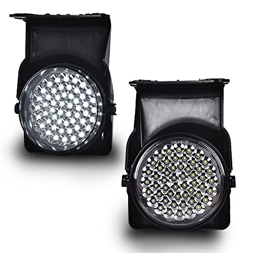 PIT66 LED Fog Lights, Fit 2003-2006 GMC Sierra 1500 2500 3500
