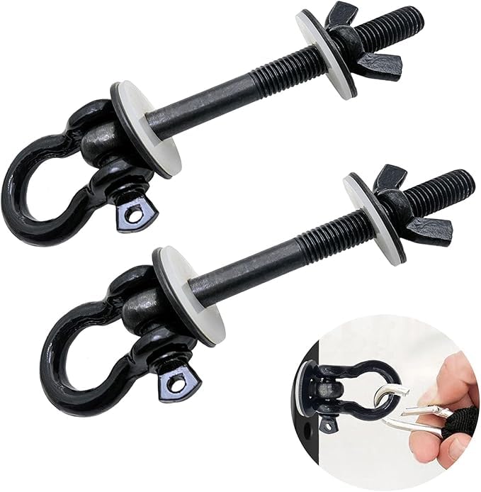 Power Rack Aufsätze mit Silikondichtungen für Widerstandsband O-Ring-Befestigung für Power Rack Squat Racks Band Pegs für 2,5–7,6 cm Power Rack (2 Stück)