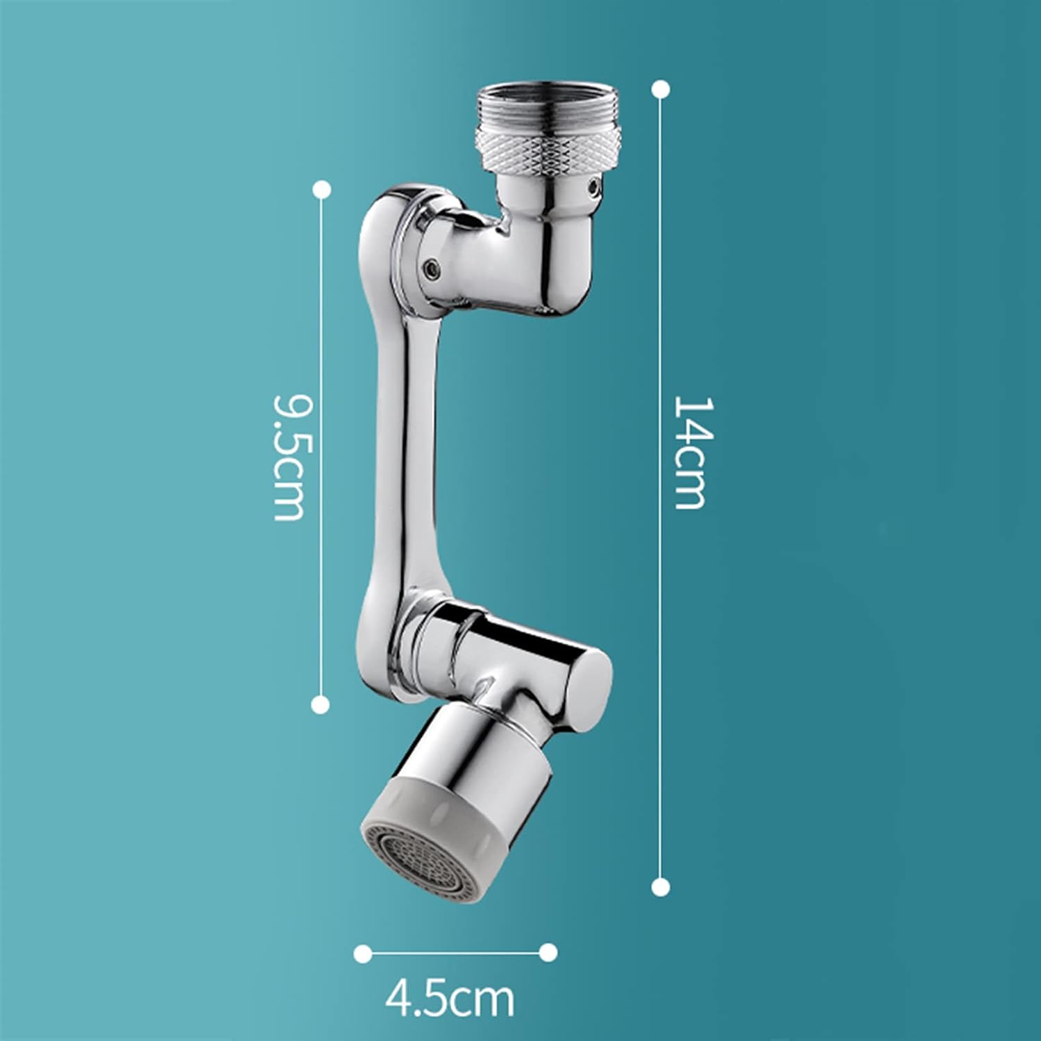 Faucet Extender for Bathroom Sink Universal,Swivel Faucet Aerator Brass,1080 Faucet Extender for Bathroom Sink,Universal Splash Filter Faucet Aerator